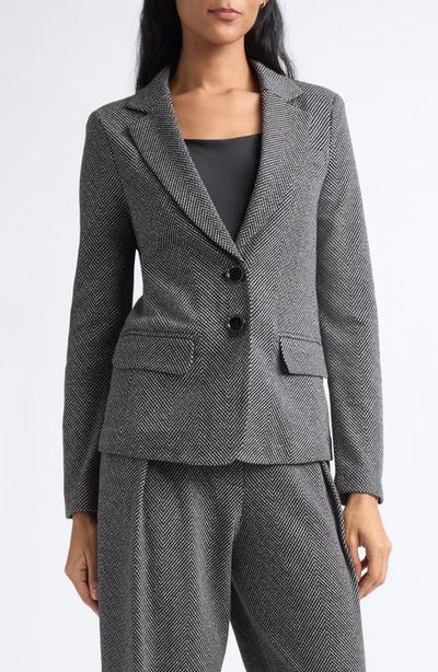 Emporio Armani Emporio Armani Chevron Jacquard Jersey Blazer