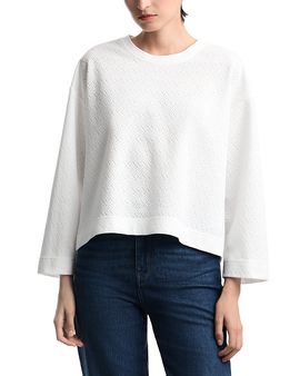 Emporio Armani Emporio Armani Chevron Jacquard Jersey Sweater