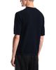 Emporio Armani Emporio Armani Chevron Jacquard Short Sleeve Cotton Sweater - 4