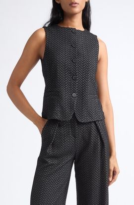Emporio Armani Emporio Armani Chevron Jersey Vest