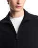 Emporio Armani Emporio Armani Chevron Motif Interlock Zip Up Sweatshirt - 4