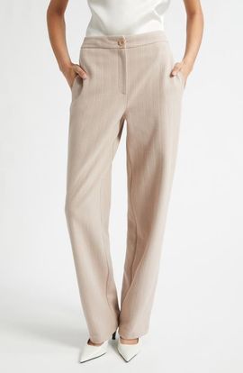 Emporio Armani Emporio Armani Chevron Stretch Cotton Blend Jersey Pants