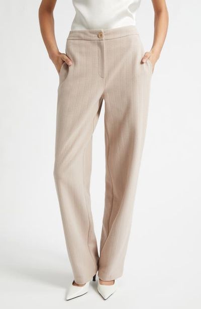 Emporio Armani Emporio Armani Chevron Stretch Cotton Blend Jersey Pants