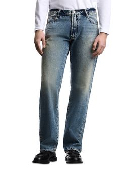 Emporio Armani Emporio Armani Comfort Fit Pure Cotton Jeans in Medium Blue Denim