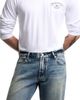 Emporio Armani Emporio Armani Comfort Fit Pure Cotton Jeans in Medium Blue Denim - 4