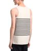 Emporio Armani Emporio Armani Cotton & Linen Stripe Crewneck Tank Top - 3