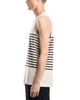 Emporio Armani Emporio Armani Cotton & Linen Stripe Crewneck Tank Top - 4
