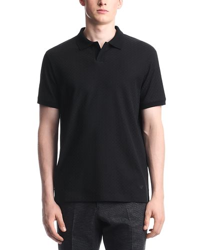 Emporio Armani Emporio Armani Cotton Johnny Collar Polo Shirt