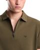 Emporio Armani Emporio Armani Cotton Pique Zip Polo Shirt - 5