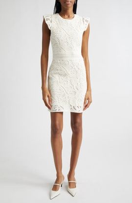 Emporio Armani Emporio Armani Crochet Sheath Dress