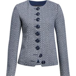 Emporio Armani Emporio Armani Diagonal Pattern Button Up Jacket