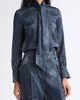 Emporio Armani Emporio Armani Dotted Floral Creponne Tie Neck Top - 1