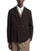 Emporio Armani Emporio Armani Double Breasted Peak Lapel Blazer - 1