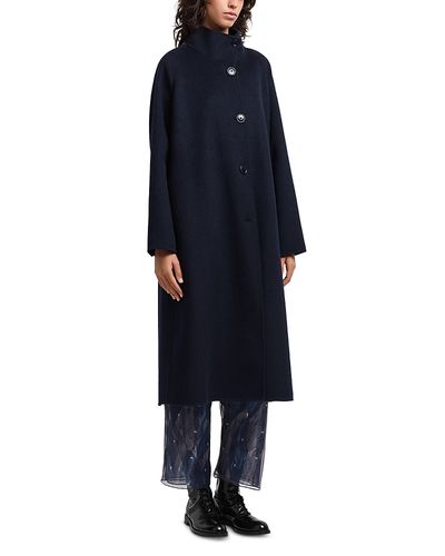 Emporio Armani Emporio Armani Double Faced Belted Coat