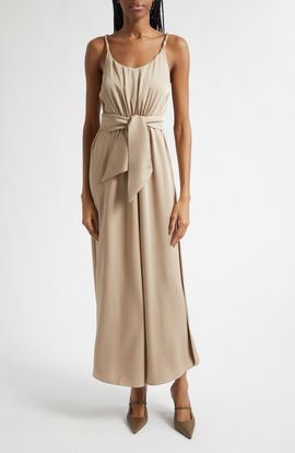 Emporio Armani Emporio Armani Dune Crepe Midi Dress
