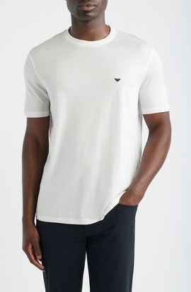 Emporio Armani Emporio Armani Embroidered Logo T-Shirt