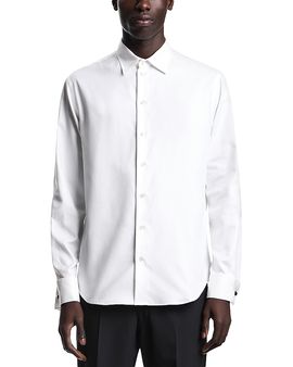 Emporio Armani Emporio Armani Essentials Cotton Dress Shirt with French Cuffs
