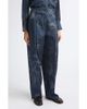 Emporio Armani Emporio Armani Floral Crepon Pleated Tapered Pants - 1