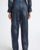 Emporio Armani Emporio Armani Floral Crepon Pleated Tapered Pants - 3