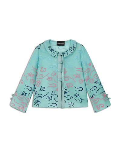 Emporio Armani Emporio Armani Floral Embroidered Jacket