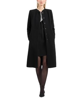 Emporio Armani Emporio Armani Foulard Collar Coat