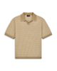 Emporio Armani Emporio Armani Geometric Jacquard Knit Wool Polo Shirt - 1