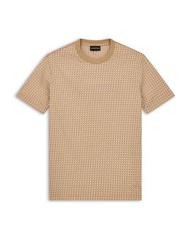 Emporio Armani Emporio Armani Geometric Micro Motif Crewneck T-Shirt