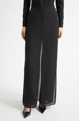 Emporio Armani Emporio Armani Georgette Panel Pants