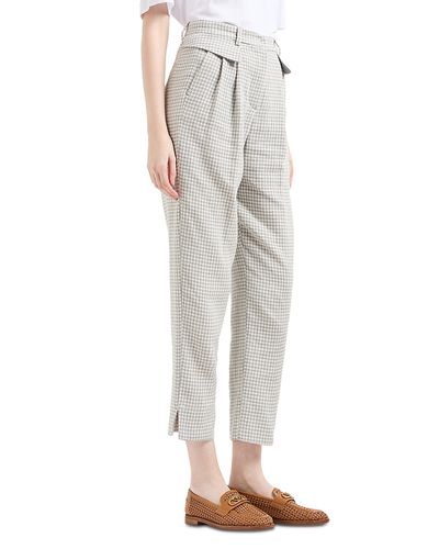 Emporio Armani Emporio Armani Houndstooth Pied de Poule Jacquard Pants