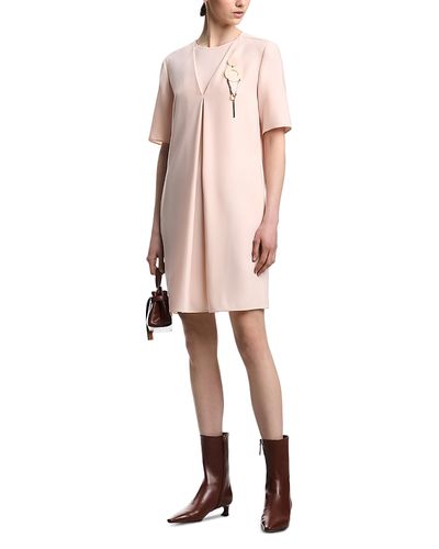 Emporio Armani Emporio Armani Inverted Pleat Shift Dress