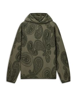 Emporio Armani Emporio Armani Jacquard Cotton Blend Fleece Sweatshirt