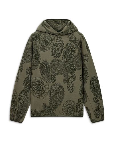 Emporio Armani Emporio Armani Jacquard Cotton Blend Fleece Sweatshirt