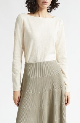 Emporio Armani Emporio Armani Jacquard Jersey Top