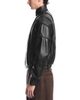 Emporio Armani Emporio Armani Leather Stand Collar Blouson Jacket - 4