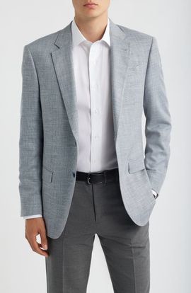 Emporio Armani Emporio Armani Light Grey Mélange Sport Coat