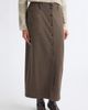 Emporio Armani Emporio Armani Melange Button Midi Skirt - 1