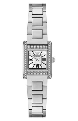 Emporio Armani Emporio Armani Mother-of-Pearl Bracelet Watch, 26mm