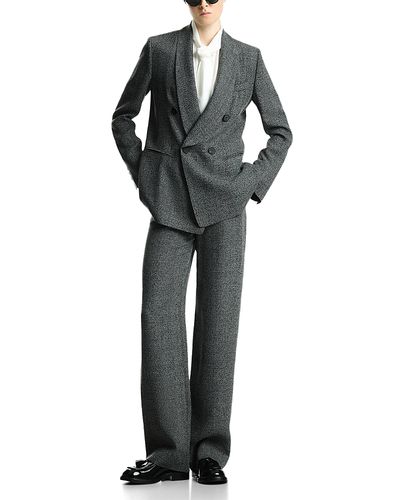 Emporio Armani Emporio Armani Mouline Double Breasted Blazer