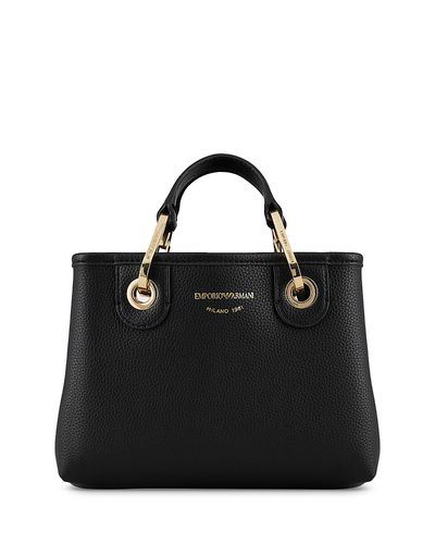 Emporio Armani Emporio Armani MyEA Mini Black Shopper Tote Bag