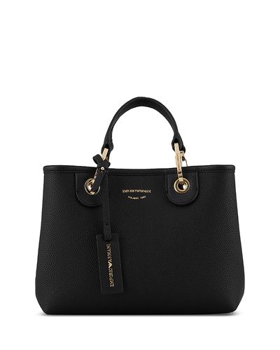 Emporio Armani Emporio Armani MyEA Small Black Shopper Tote Bag