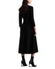 Emporio Armani Emporio Armani Ottoman Chenille Midi Dress - 2