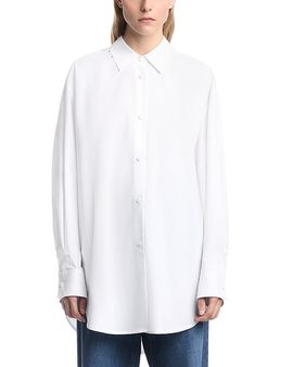 Emporio Armani Emporio Armani Oversized Cotton Poplin Shirt