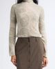 Emporio Armani Emporio Armani Paisley Print Alpaca Blend Mock Neck Sweater - 1