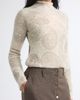 Emporio Armani Emporio Armani Paisley Print Alpaca Blend Mock Neck Sweater - 5