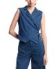 Emporio Armani Emporio Armani Pinstriped Cotton Denim Waistcoat - 1