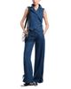Emporio Armani Emporio Armani Pinstriped Cotton Denim Waistcoat - 2