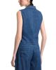 Emporio Armani Emporio Armani Pinstriped Cotton Denim Waistcoat - 3