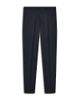Emporio Armani Emporio Armani Regular Fit Blue Melange Trousers - 1