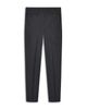 Emporio Armani Emporio Armani Regular Fit Grey Melange Wool Trousers - 3
