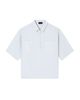 Emporio Armani Emporio Armani Regular Fit Short Sleeve Zip Linen Shirt - 6